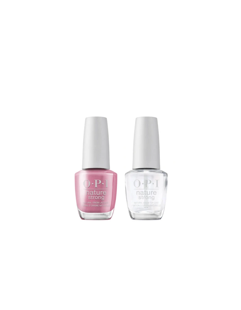 Nature Strong Natural Vegan Nail Polish Duo - Knowledge is Flower