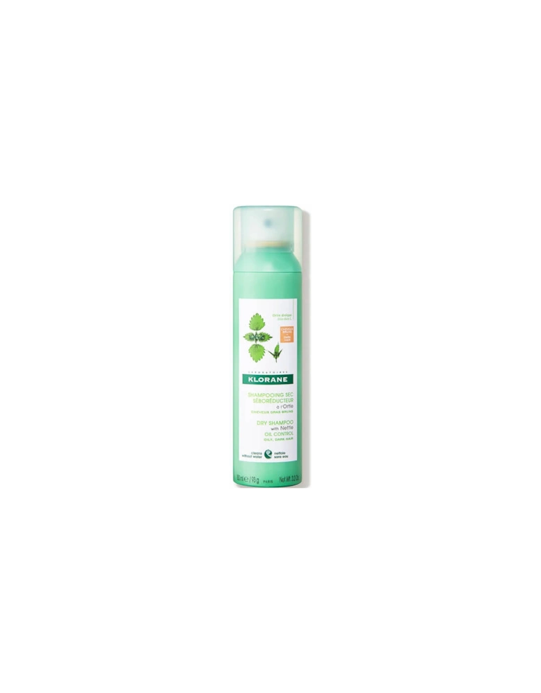 Purifying Tinted Dry Shampoo with Nettle for Oily Brown-Dark Hair 150ml