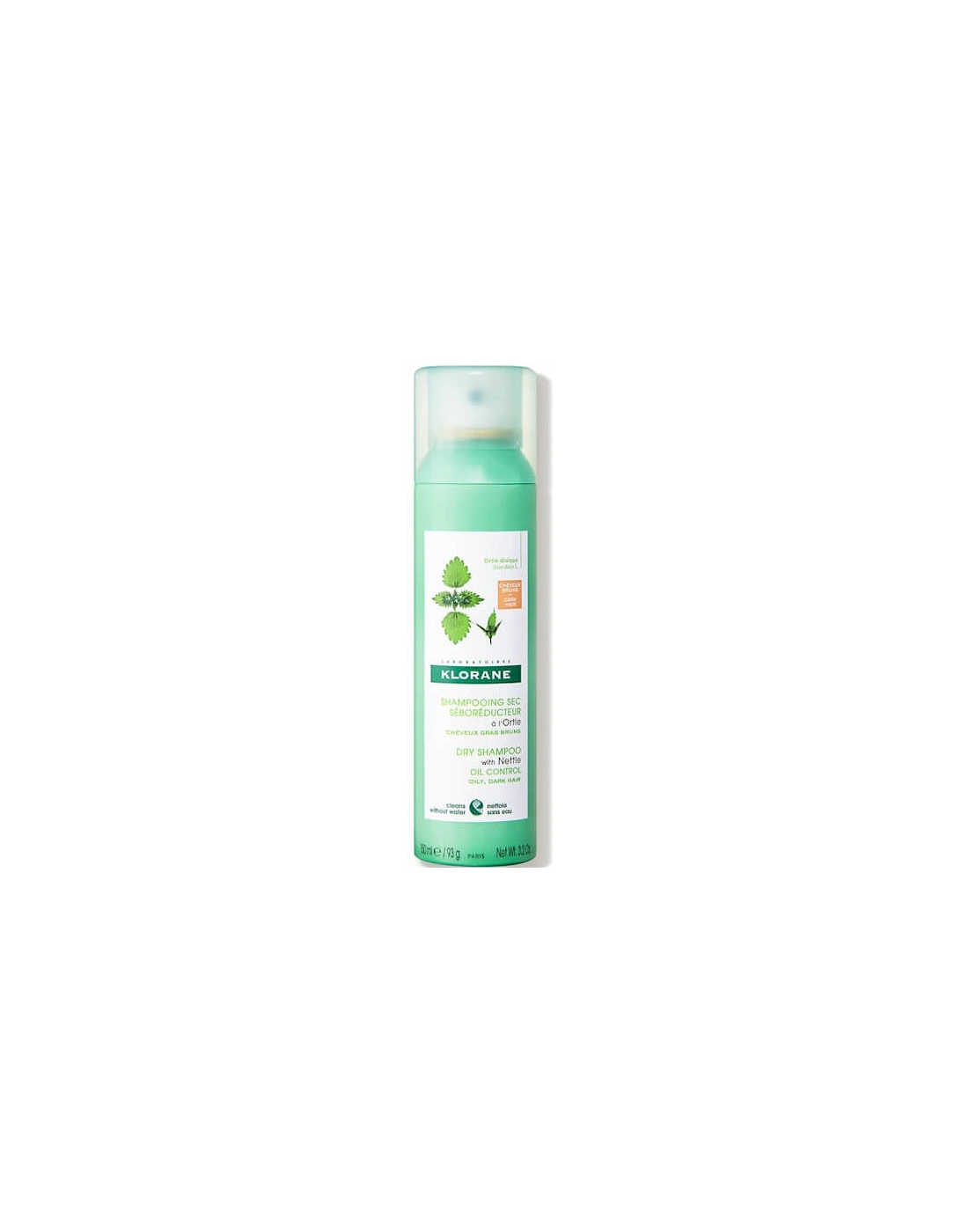 Purifying Tinted Dry Shampoo with Nettle for Oily Brown-Dark Hair 150ml - KLORANE, 2 of 1