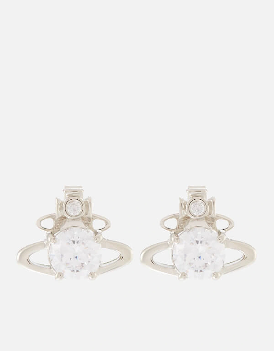 Reina Platinum-Plated Earrings, 2 of 1