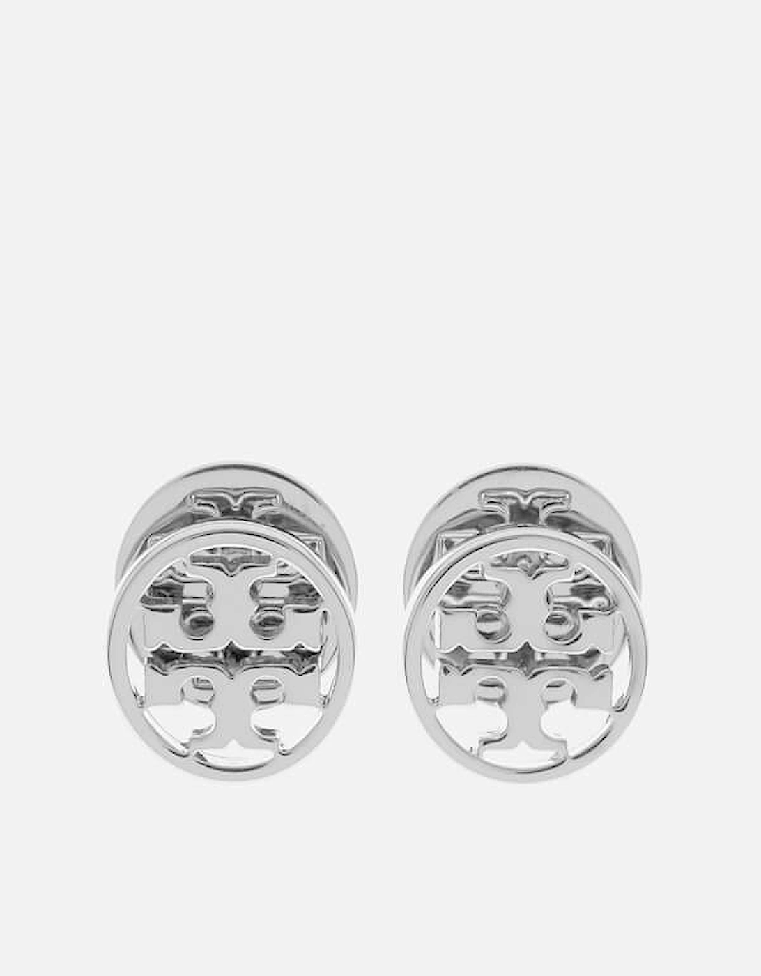 Women's Logo Circle-Stud Earrings - Tory Silver, 2 of 1