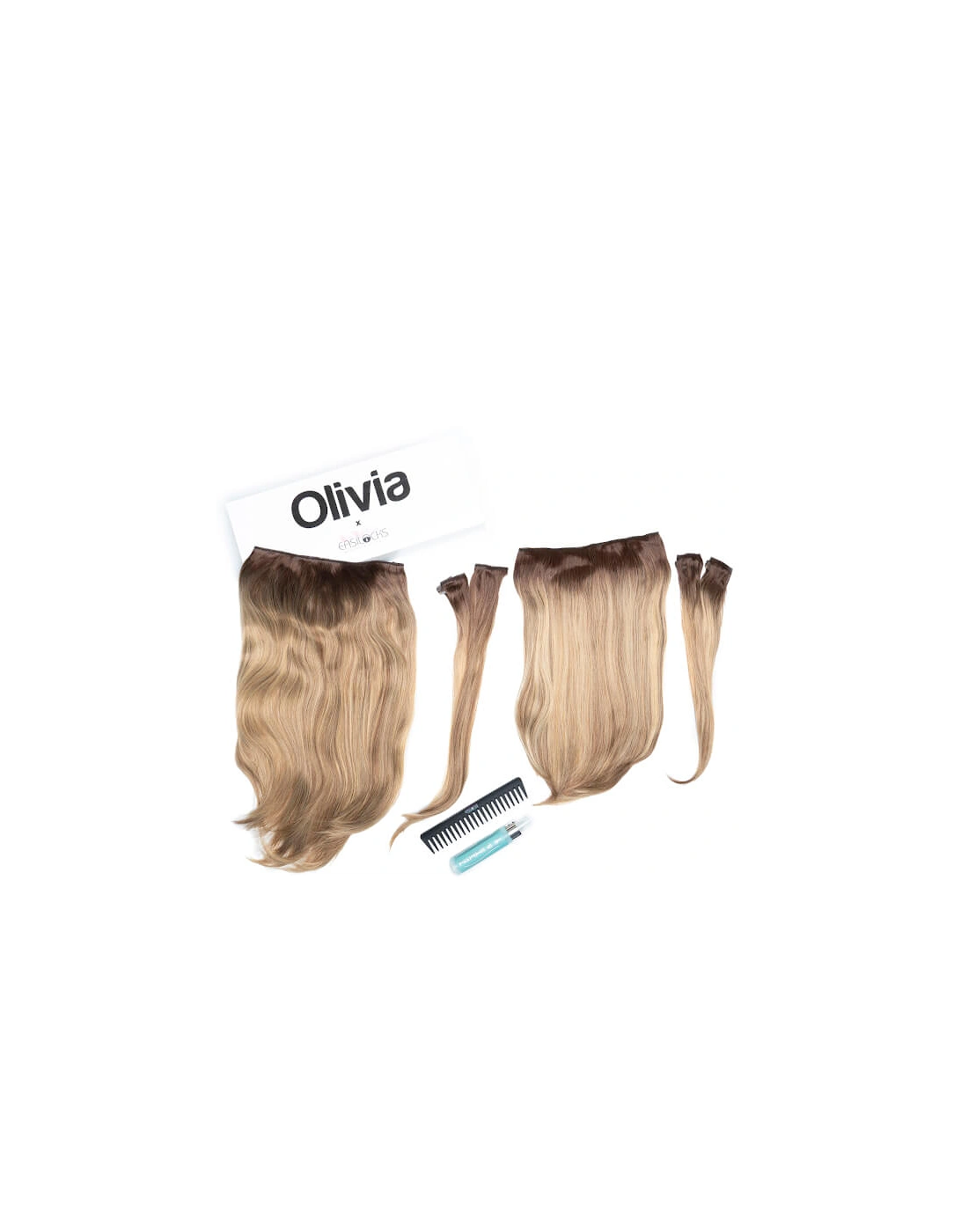 Olivia X Straight Collection - Biscuit Balayage, 2 of 1