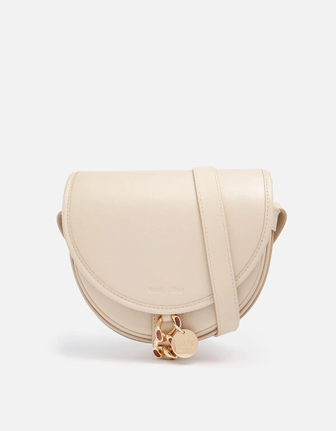 See By Chloé Women's Small Mara Saddle Bag - Cement Beige, 2 of 1