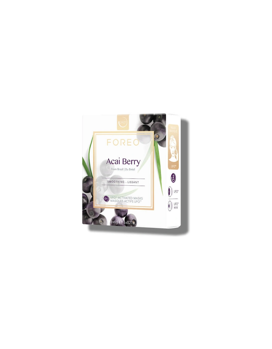 Acai Berry UFO/UFO Mini Firming Face Mask for Ageing Skin (6 Pack) - - Acai Berry UFO/UFO Mini Firming Face Mask for Ageing Skin (6 Pack) - Joy - Acai Berry UFO/UFO Mini Firming Face Mask for Ageing Skin (6 Pack) - Eve, 2 of 1