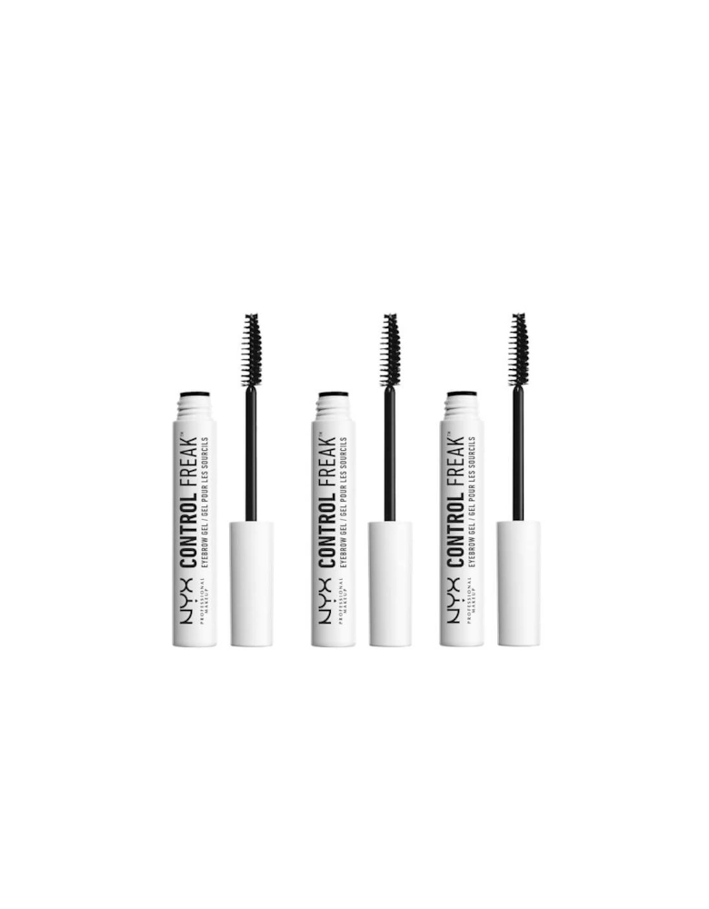 NYX Professional Makeup, Control Freak Clear Eyebrow Gel X 3 - NYX Professional Makeup