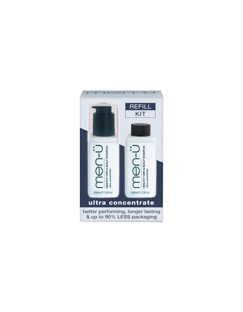 men-ü Healthy Hair & Scalp Shampoo Refill Kit 2 x 100ml - men-u