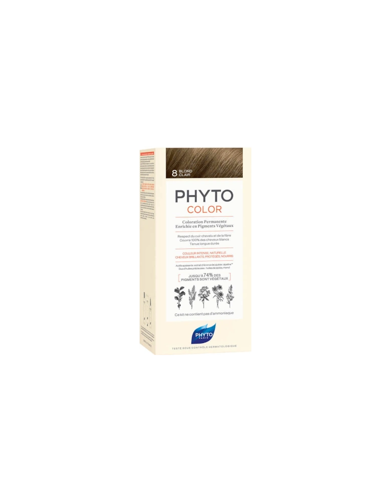 Hair Colour by Phytocolor - 8 Light Blonde 180g - Phyto
