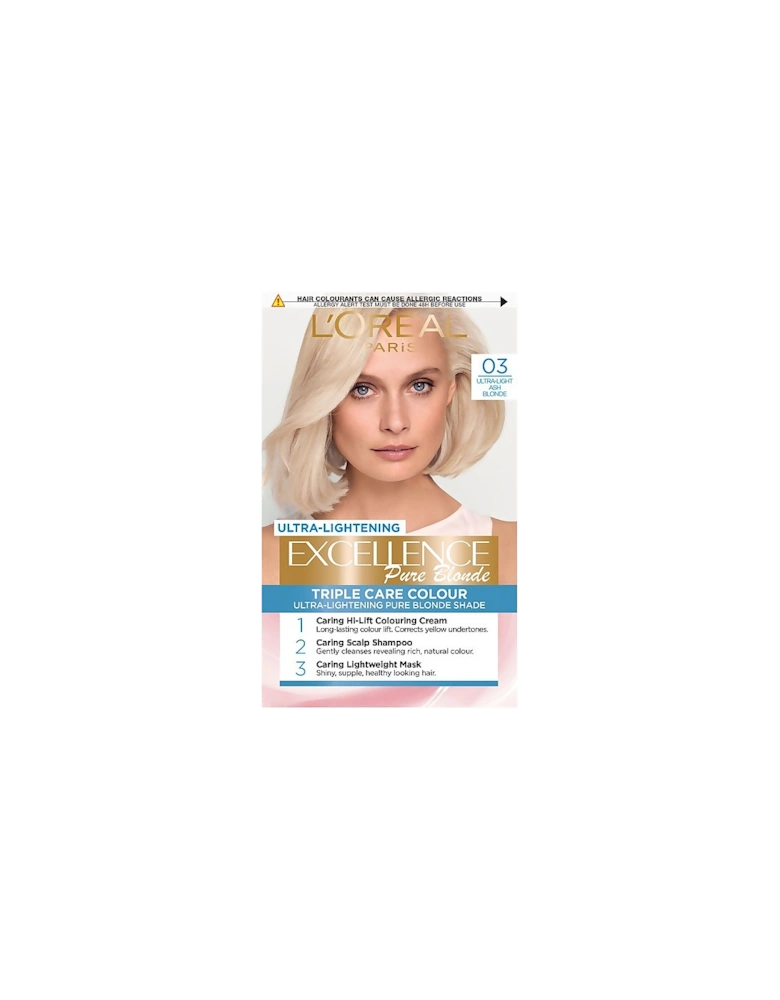 Paris Excellence Crème Permanent Hair Dye - 03 Ultra-Light Ash Blonde