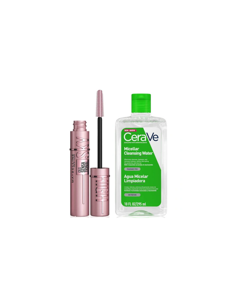 CeraVe Micellar Cleanser and Sky High Mascara Duo for Normal Skin
