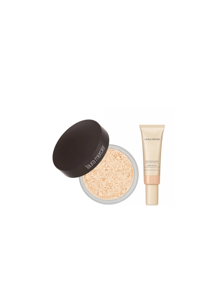 Translucent Loose Setting Powder and Tinted Moisturiser Duo - Pearl