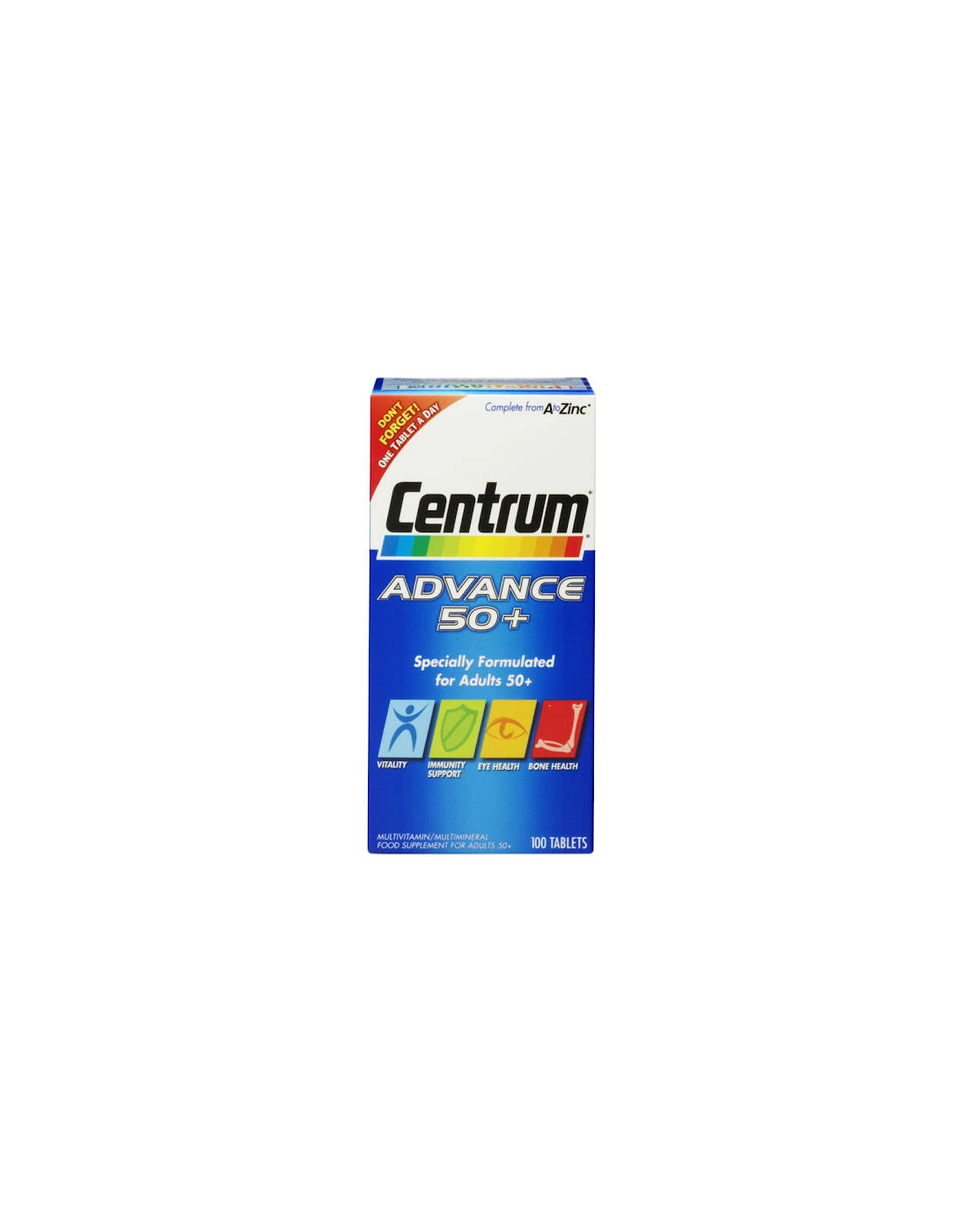 Advance 50 Plus Multivitamin Tablets - (100 Tablets) - Centrum, 2 of 1