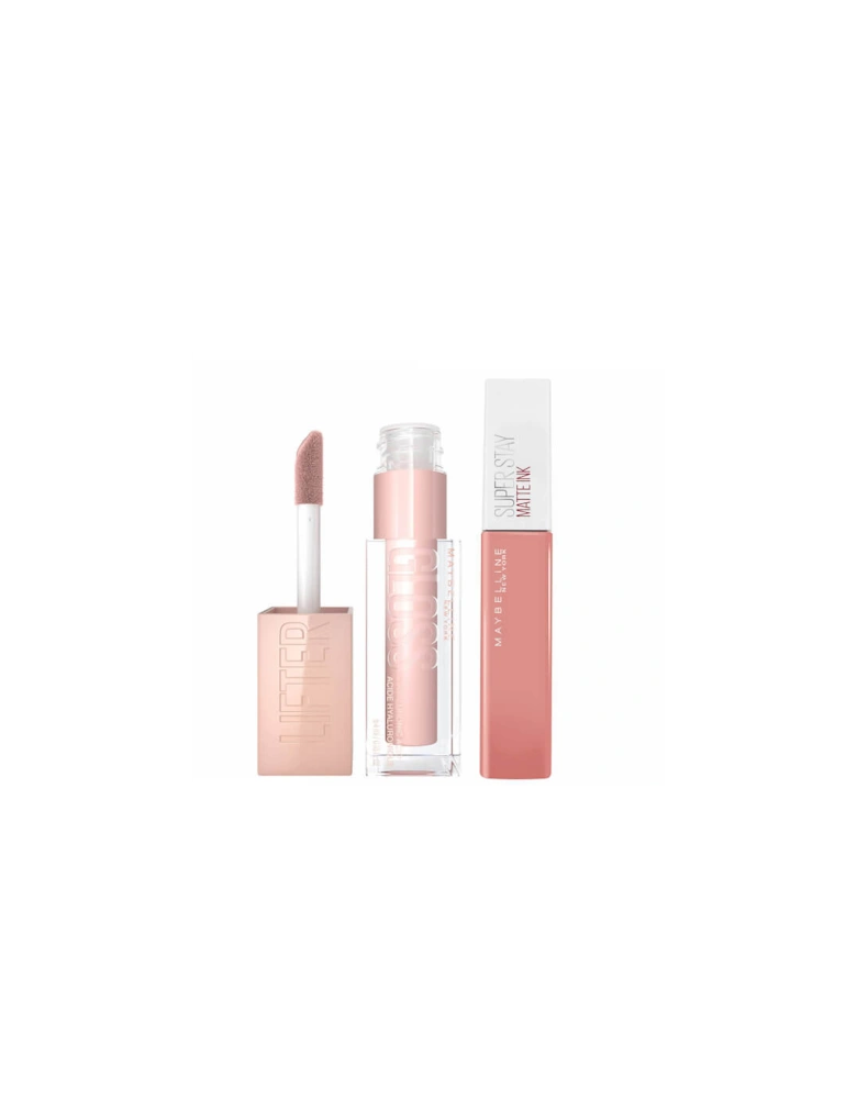 Lifter Gloss and Superstay Matte Ink Lipstick Bundle - 60 Poet - Maybelline
