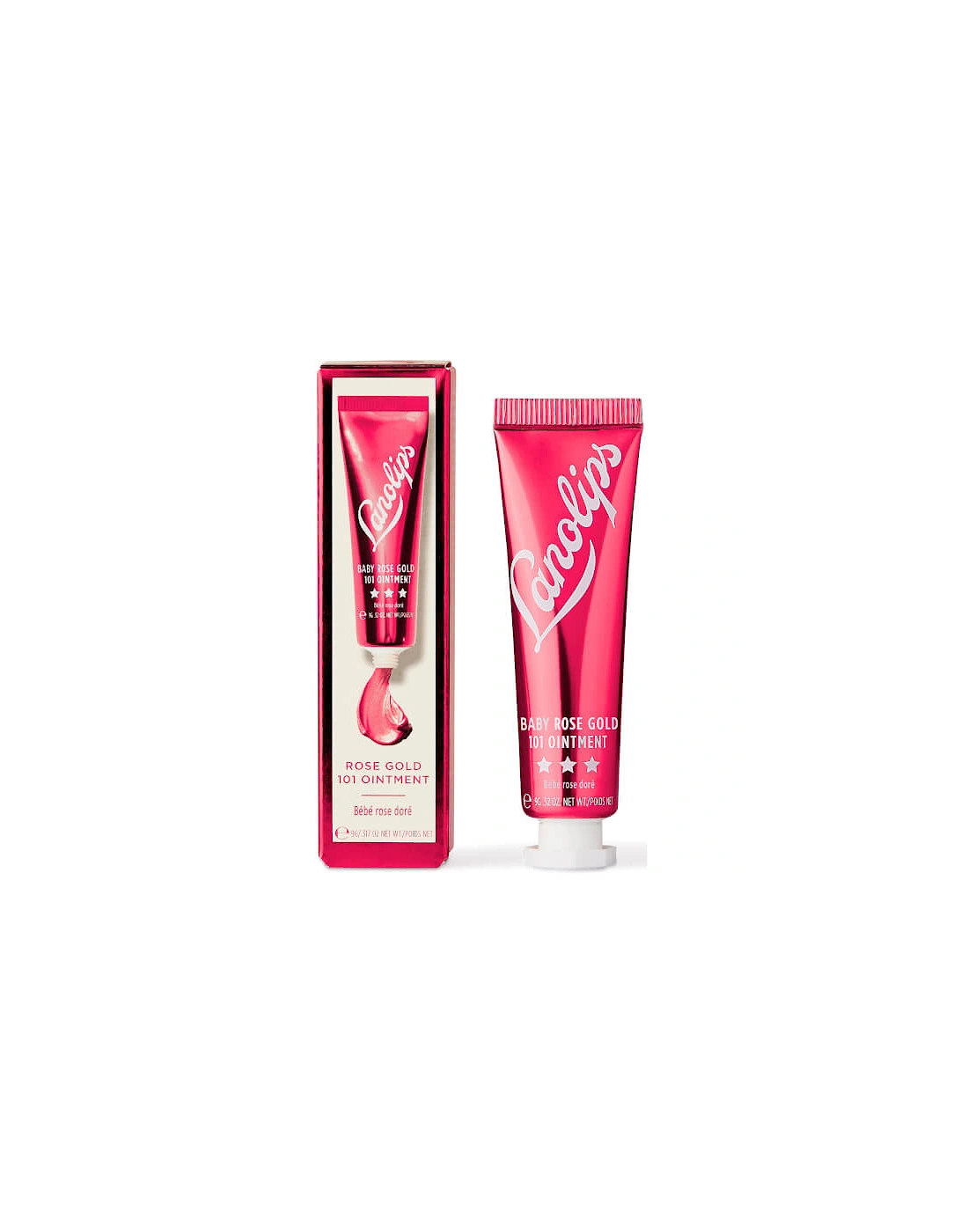 Baby Rose Gold 101 Lip Ointment 9g - Lanolips, 2 of 1