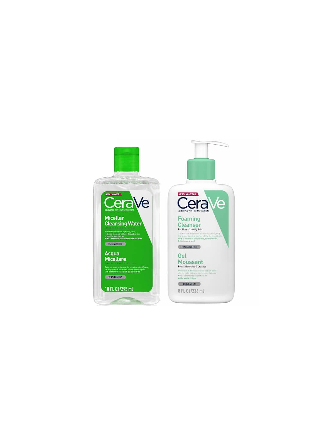 Foaming Double Cleansing Duo - CeraVe, 2 of 1