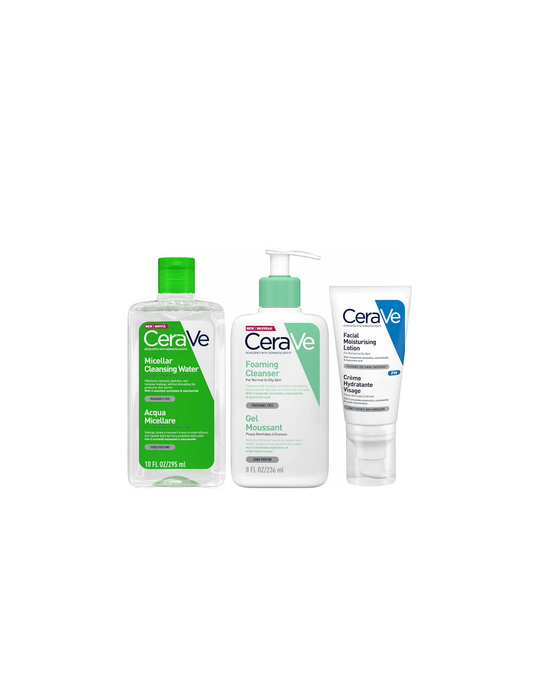 Foaming 3 Step Double Cleanse and Moisturise Bundle, 2 of 1