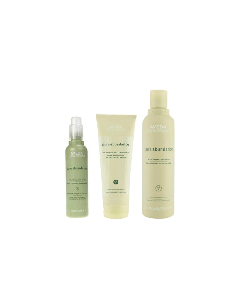 Pure Abundance Volumising Trio - Shampoo, Conditioner & Hair Spray - Aveda