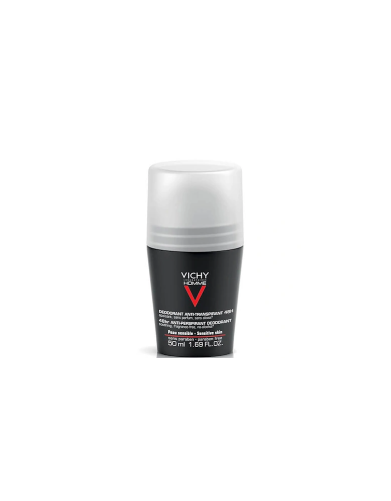 Homme Men's Deodorant for Sensitive Skin Roll-On 50ml - Vichy