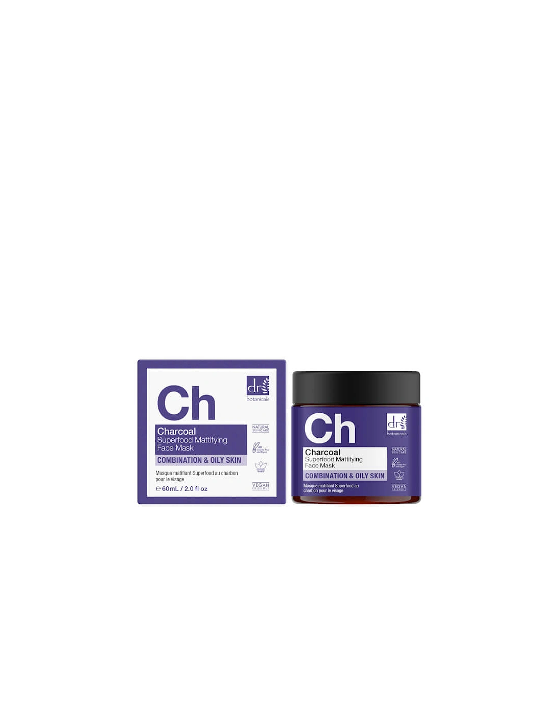 Charcoal Superfood Mattifying Face Mask 60ml, 2 of 1