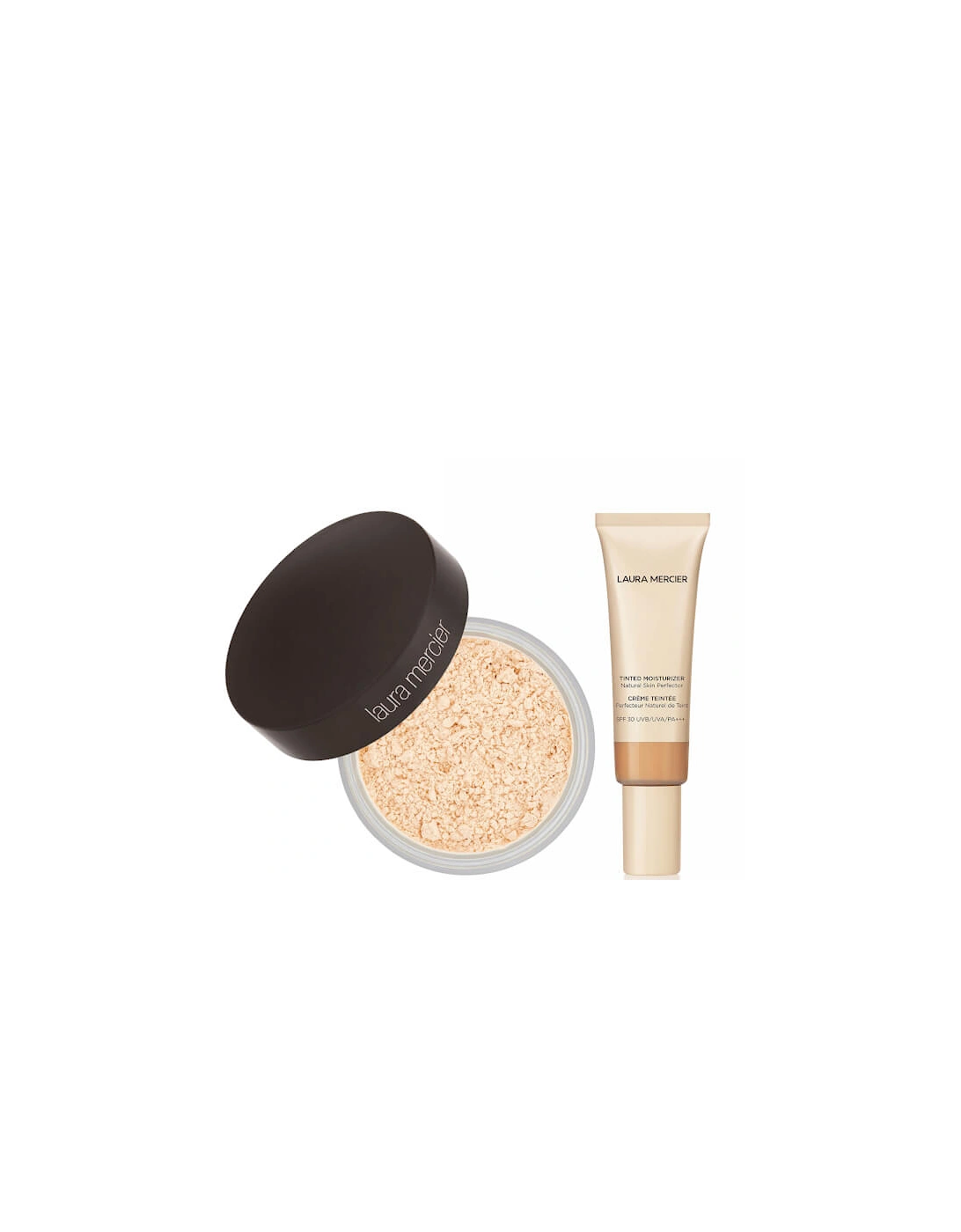 Translucent Loose Setting Powder and Tinted Moisturiser Duo - Nude, 2 of 1