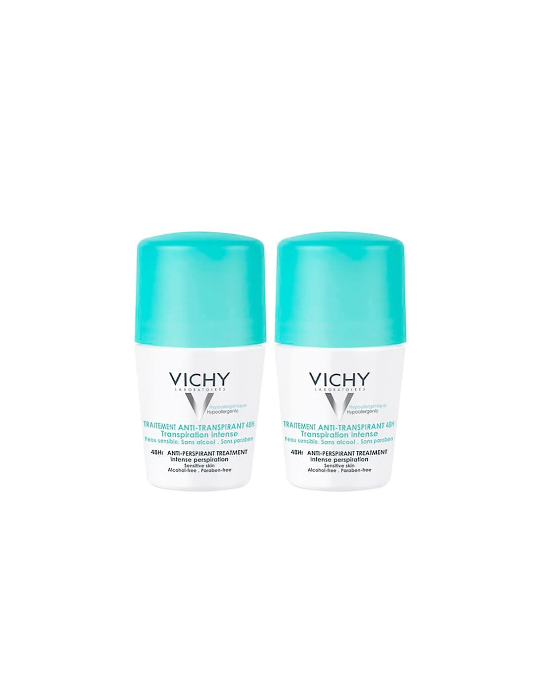 48 Hour Intensive Antiperspirant Roll-on Deodorant for Sensitive Skin Bundle 2 x 50ml - Vichy, 2 of 1