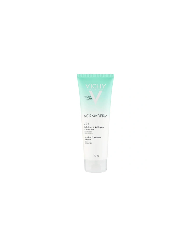 Normaderm 3-in-1 Cleansing + Scrub + Mask 125ml - Vichy