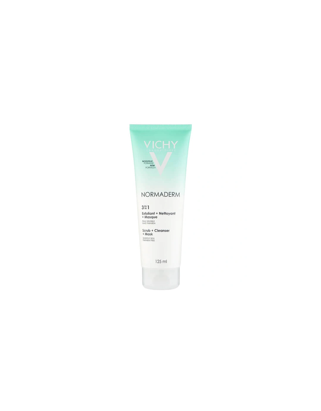 Normaderm 3-in-1 Cleansing + Scrub + Mask 125ml - Vichy, 2 of 1