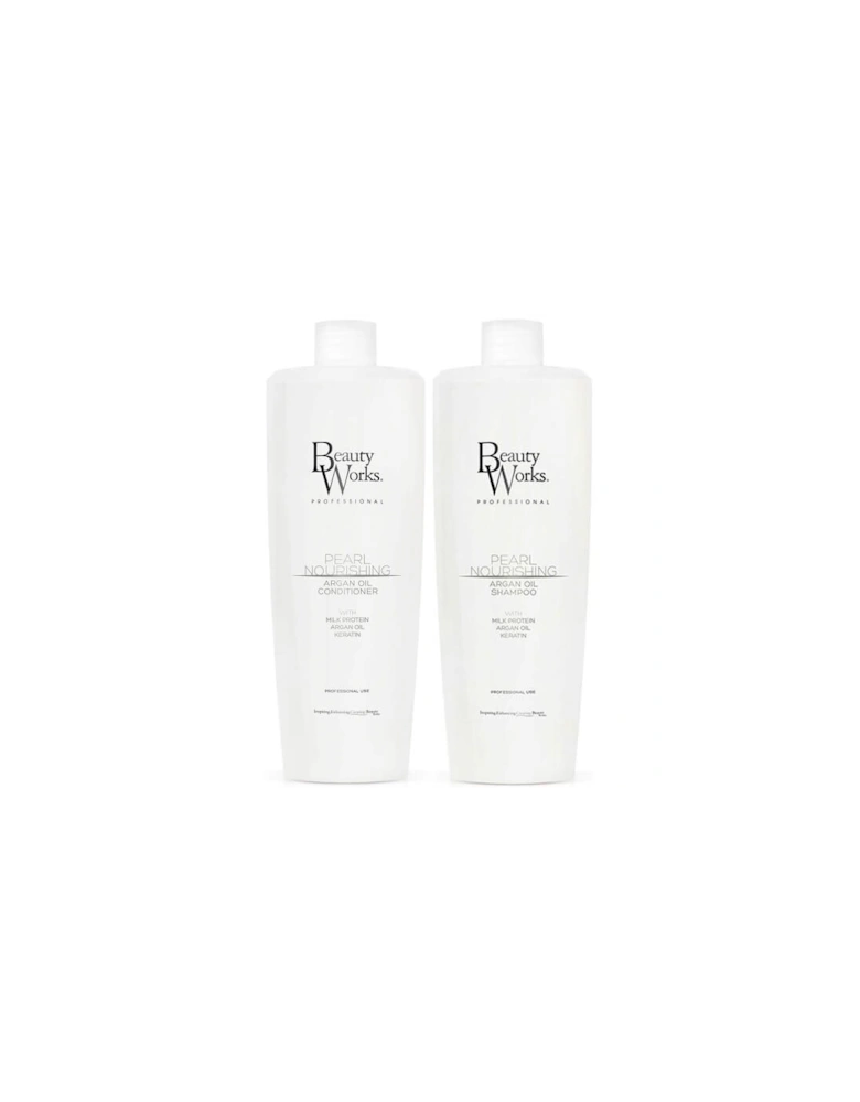 Pearl Nourishing Shampoo and Conditioner Duo 1 Litre - Beauty Works