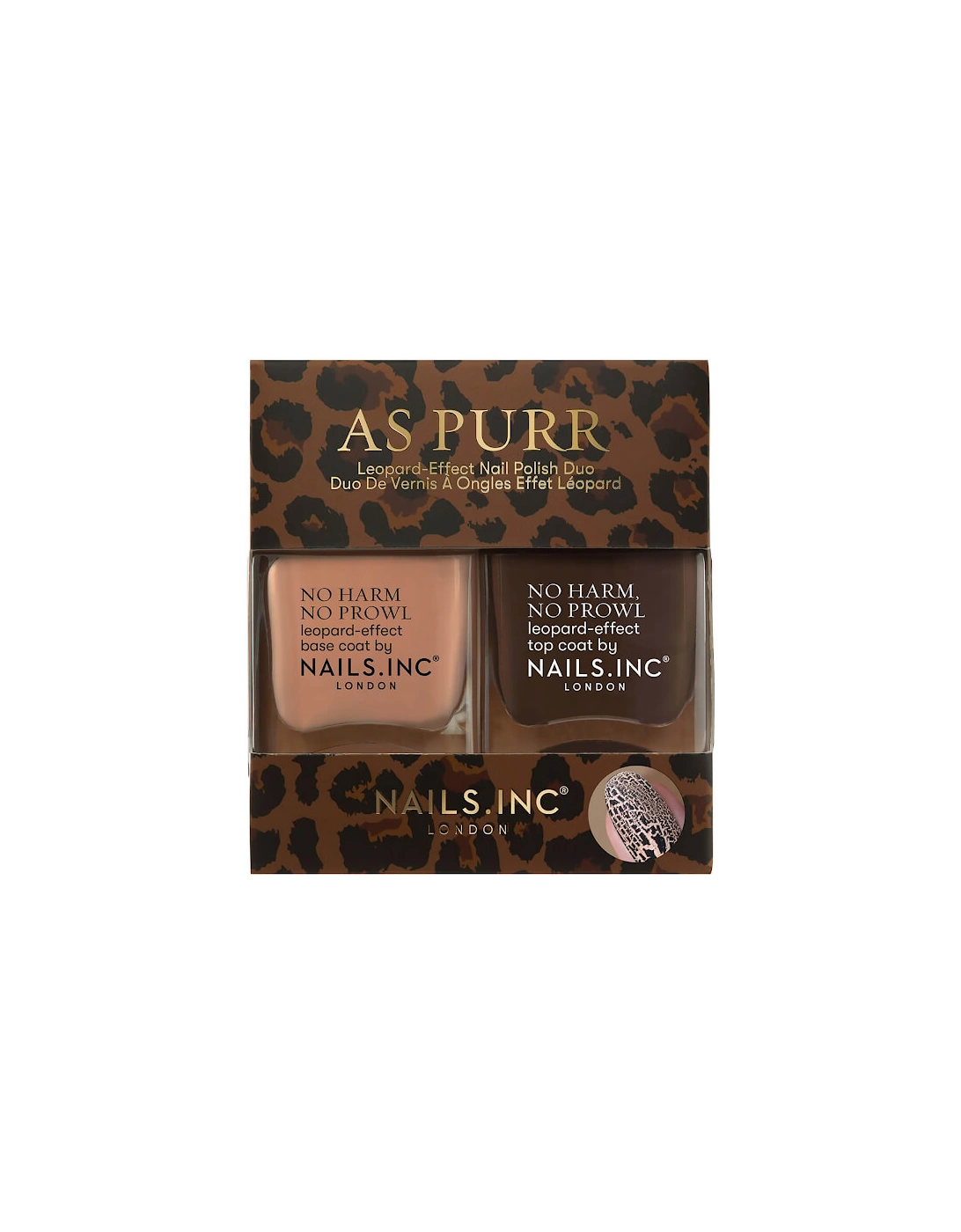 nails inc. As Purr Leopard Duo, 2 of 1