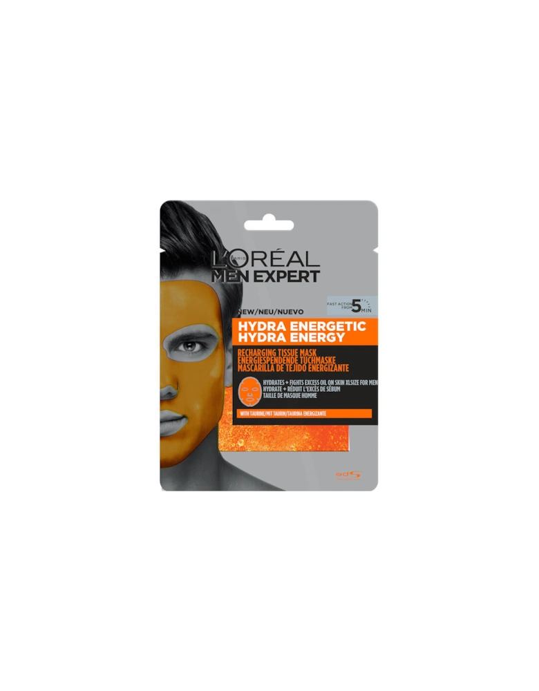 Paris Men Expert Hydra Energetic Tissue Mask 30g