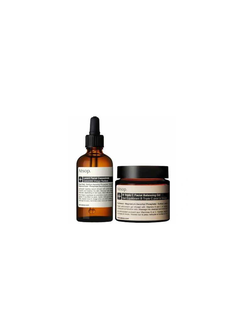 Lucent Concentrate and Triple C Balancing Gel Duo (Worth £170.00) - Aesop