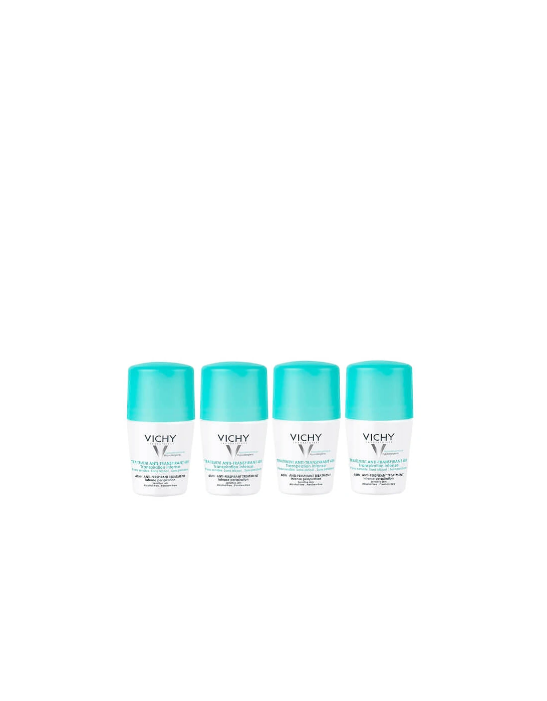 48 Hour Intensive Anti-Perspirant Roll-on Deodorant Set for Sensitive Skin 4 x 50ml - Vichy, 2 of 1