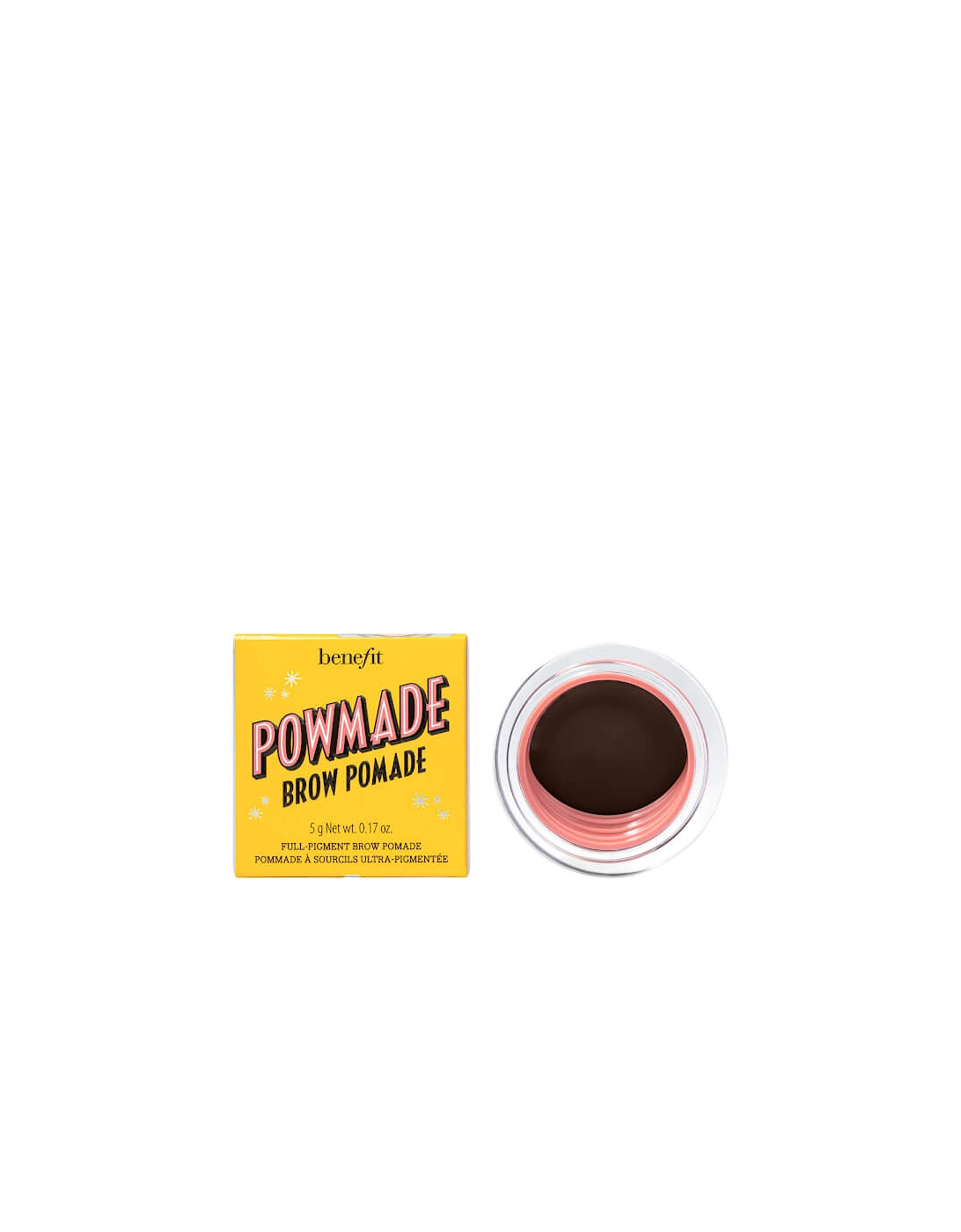 Powmade Full Pigment Eyebrow Pomade - 5 Warm Black-Brown, 2 of 1