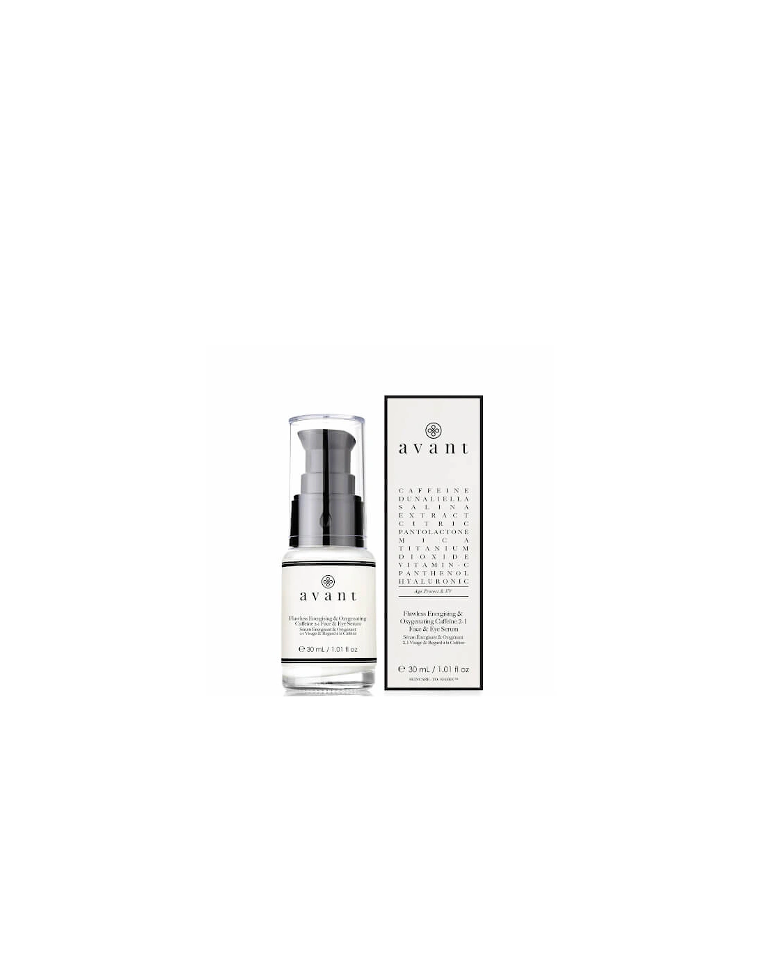 Flawless Energising and Oxygenating Caffeine 2-1 Face and Eye Serum 30ml - Avant Skincare, 2 of 1