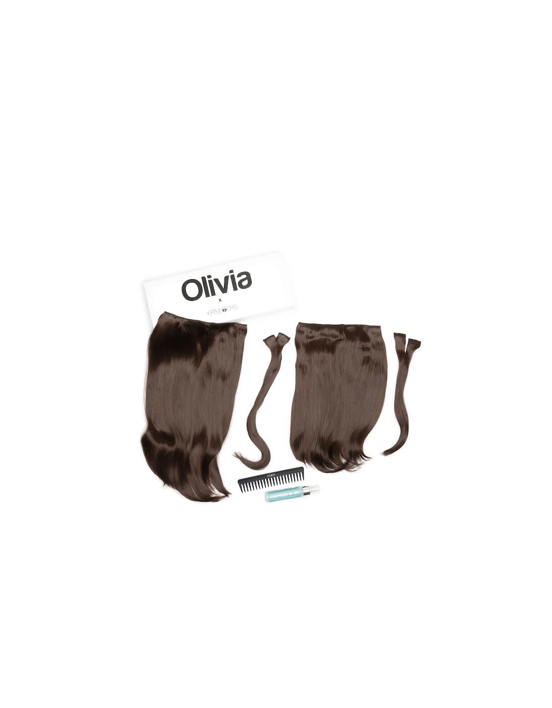 Olivia X Straight Collection - Mocha Brown, 2 of 1