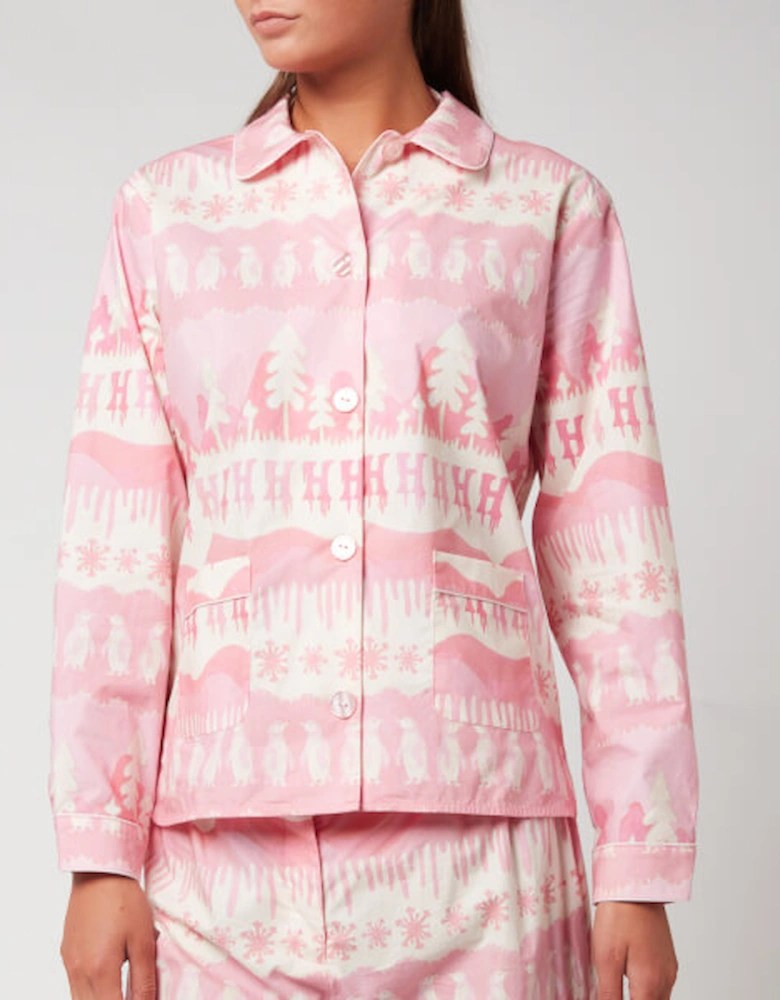 Women's Nomi Shirt - Pink Landscape