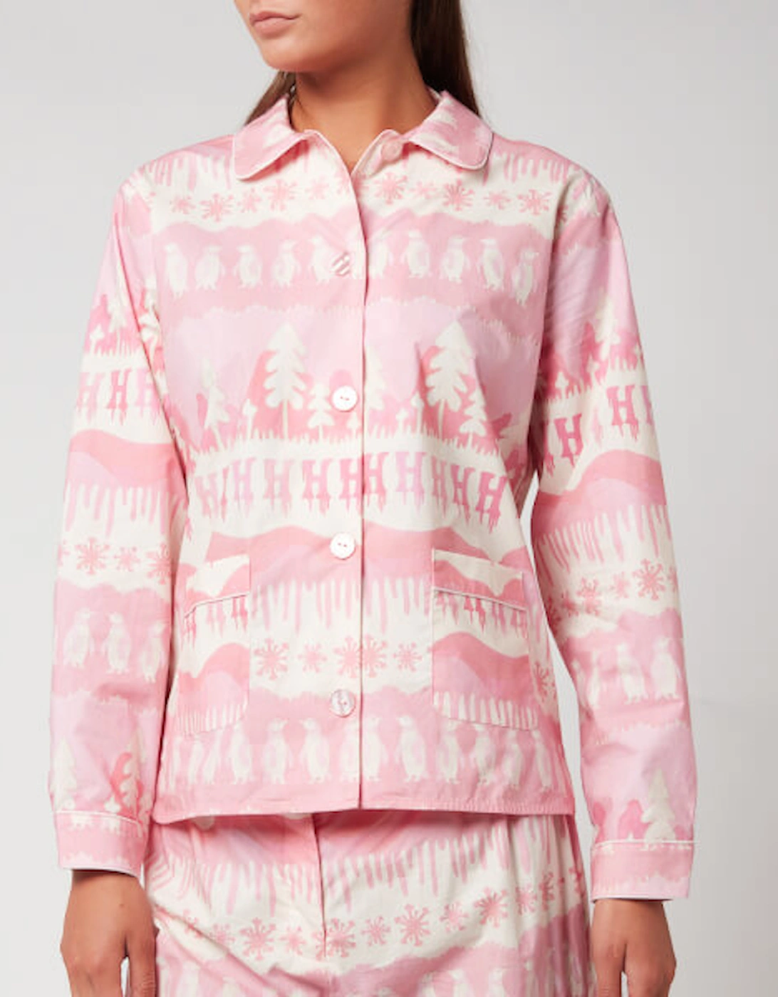 Women's Nomi Shirt - Pink Landscape - - Home - Women's Nomi Shirt - Pink Landscape