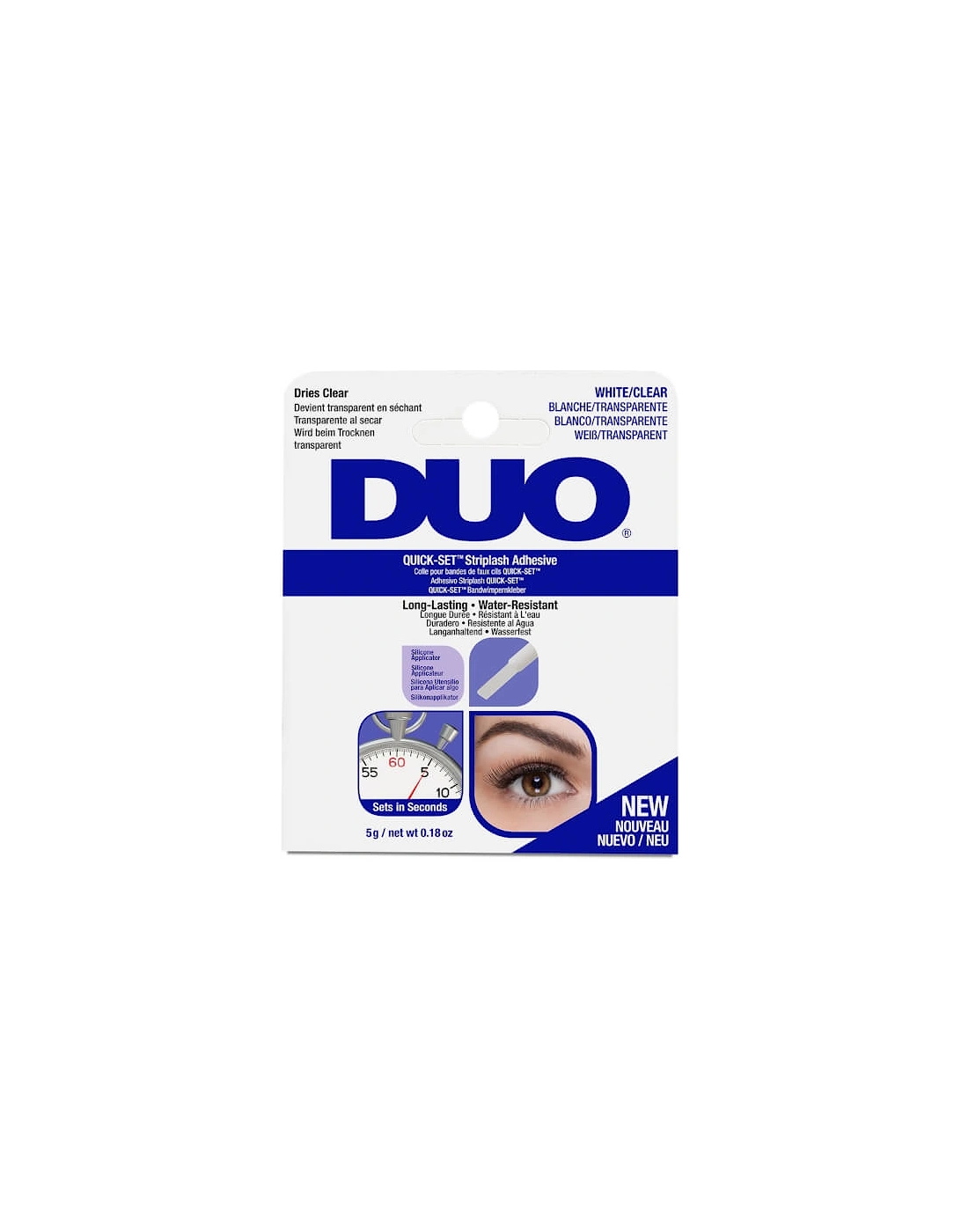 Quick Set Striplash Adhesive - Clear 5g - DUO, 2 of 1