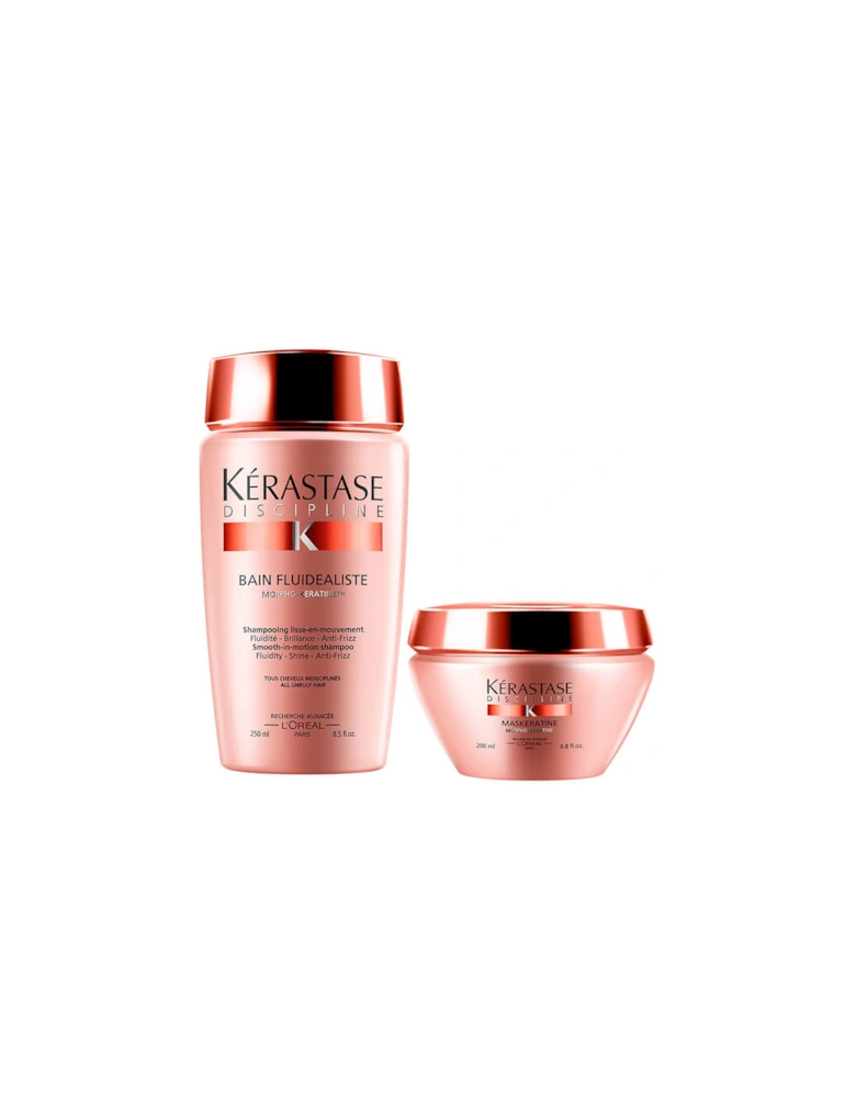 Kérastase Discipline Bain Fluidealiste (250ml) and Maskeratine (200ml) - Kerastase