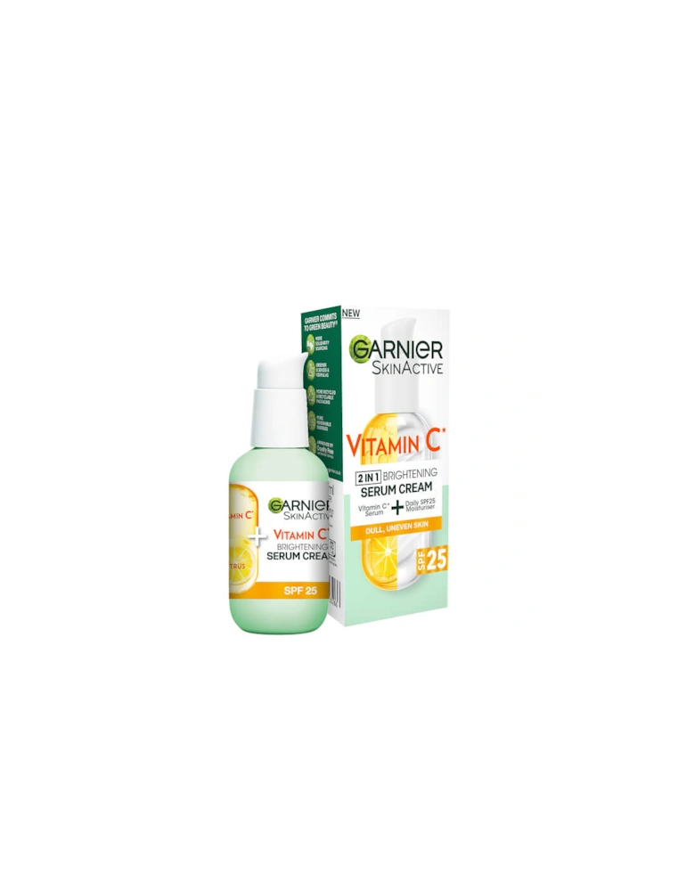 Vitamin C Serum Cream with 20% Vitamin C and SPF25 50ml - Garnier