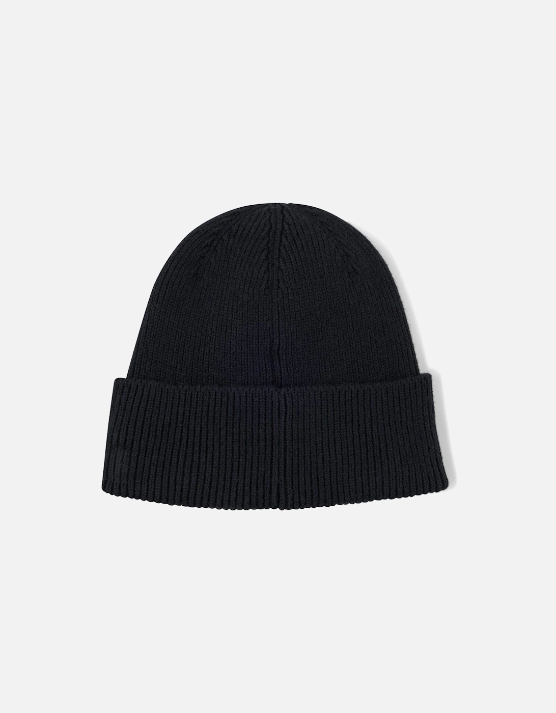 Men's Knitted Black Afox-1 Beanie Hat.