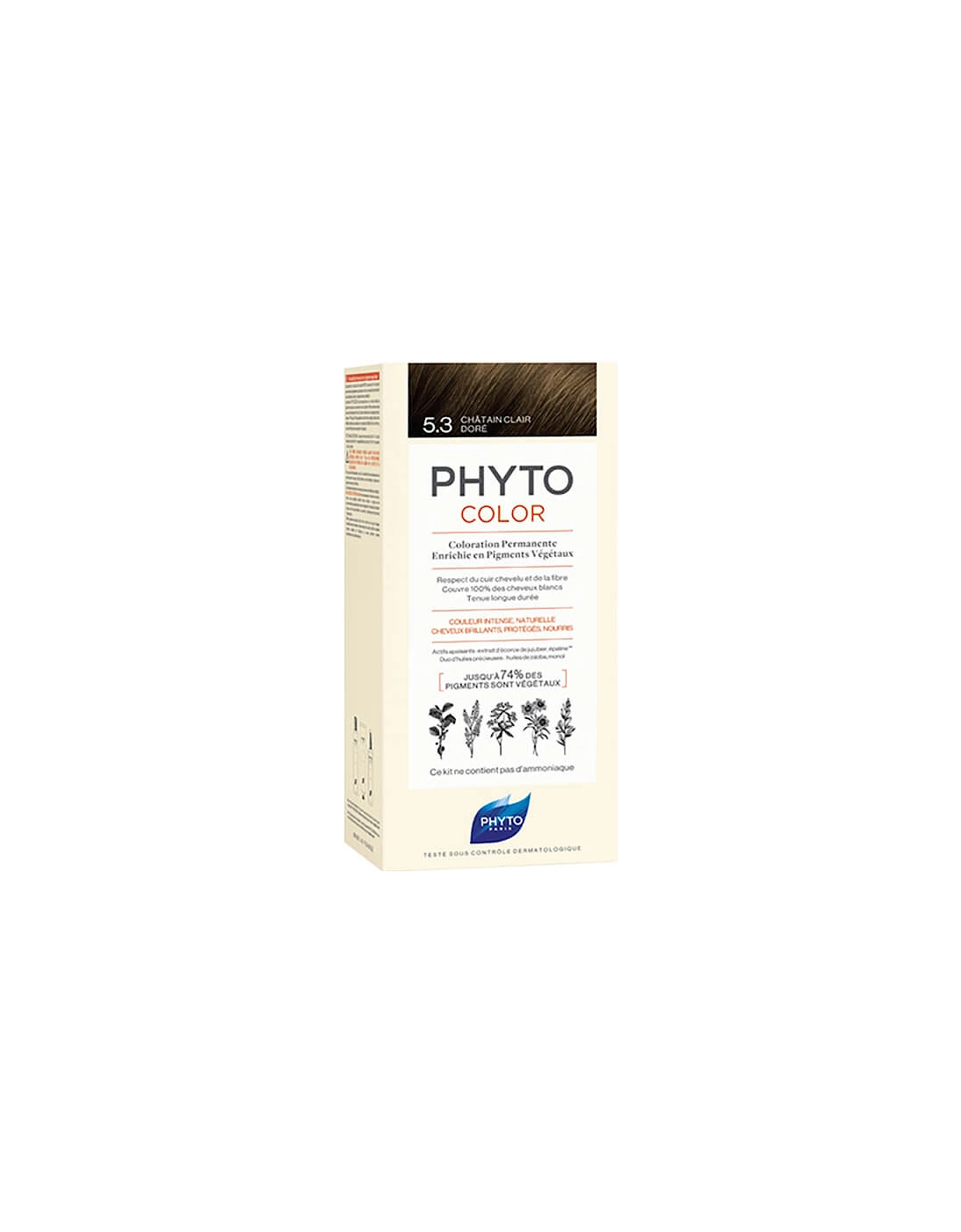Hair Colour by Phytocolor - 5.3 Light Golden Brown 180g - Phyto, 2 of 1