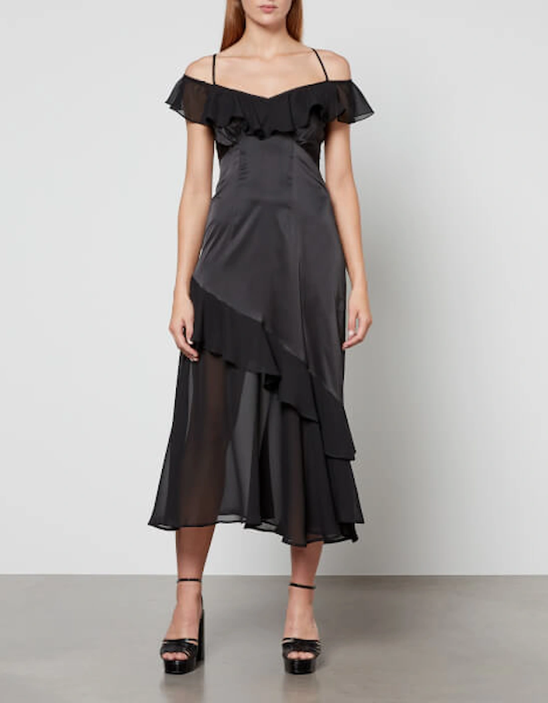 Women's Black Lottie Dress - Black, 2 of 1