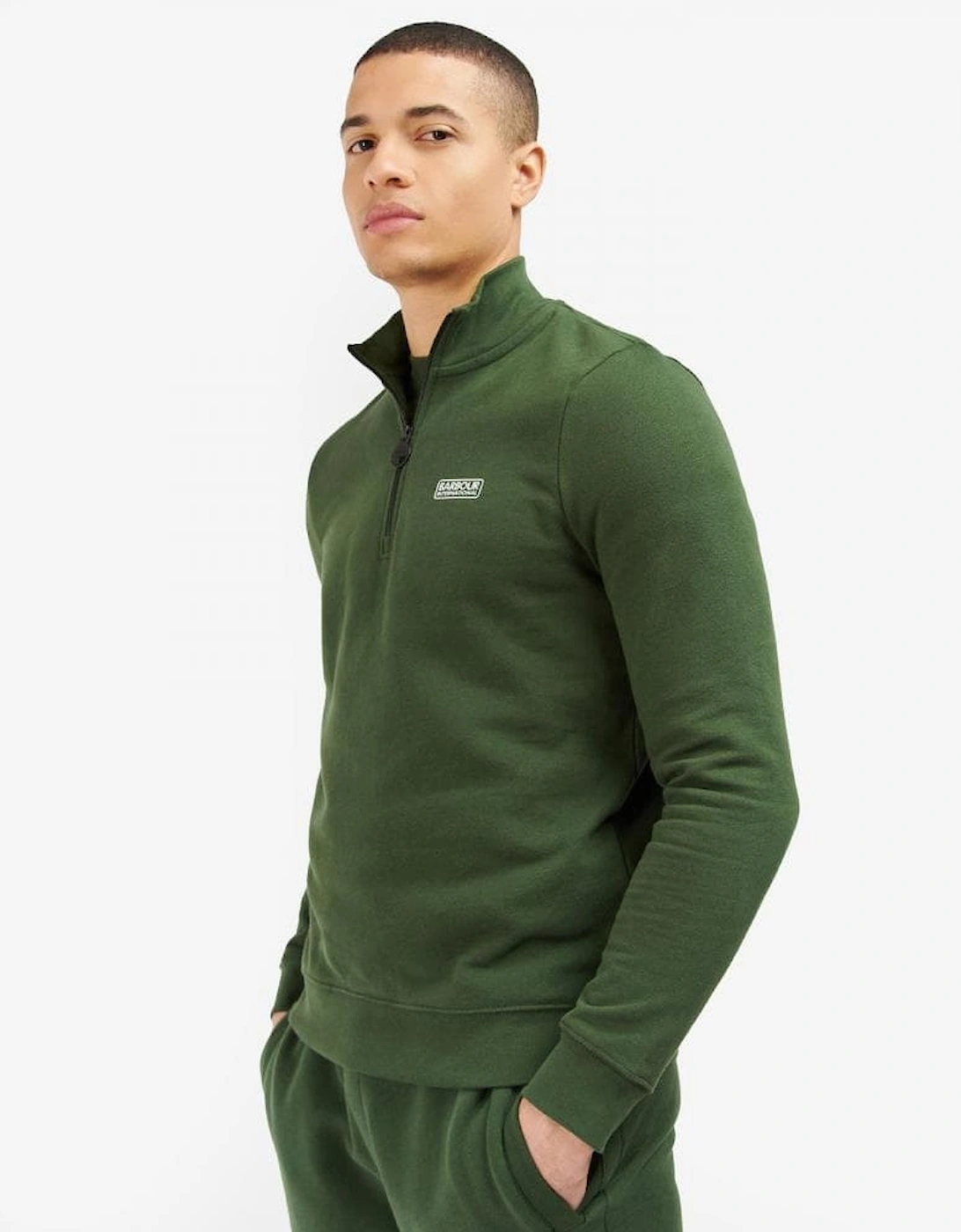 Essential Half-Zip Mens Sweatshirt, 8 of 7