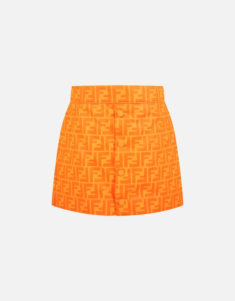 Girls FF Logo Skirt Orange