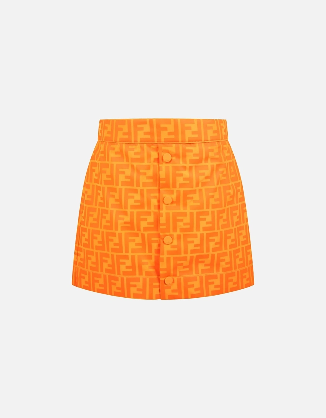 Girls FF Logo Skirt Orange, 2 of 1