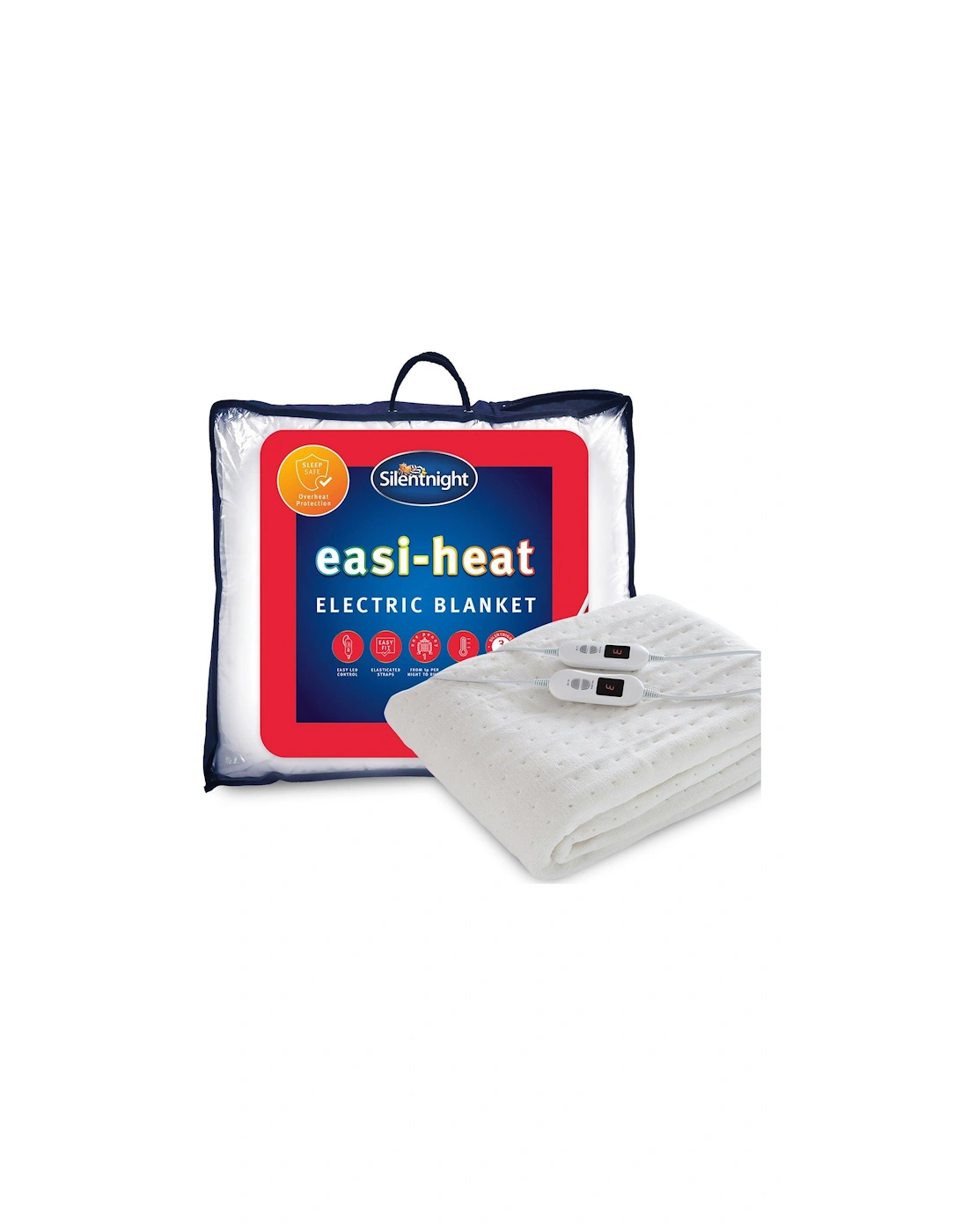 Easi-Heat Electric Blanket - White, 2 of 1