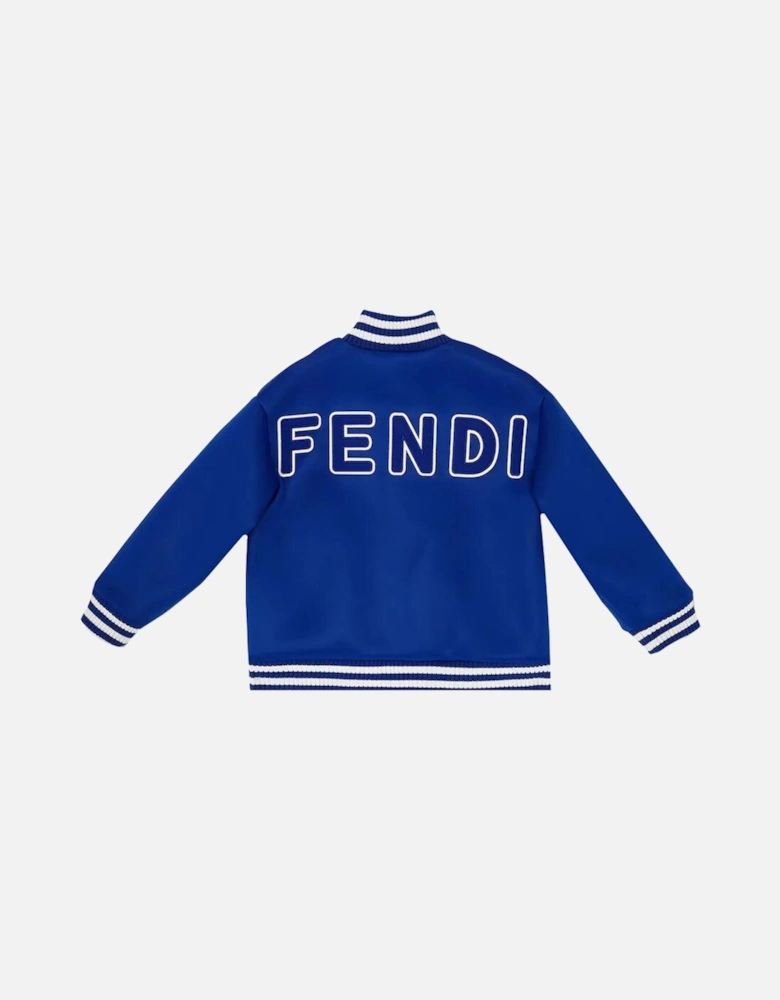 Unisex Kids Bomber Jacket Blue