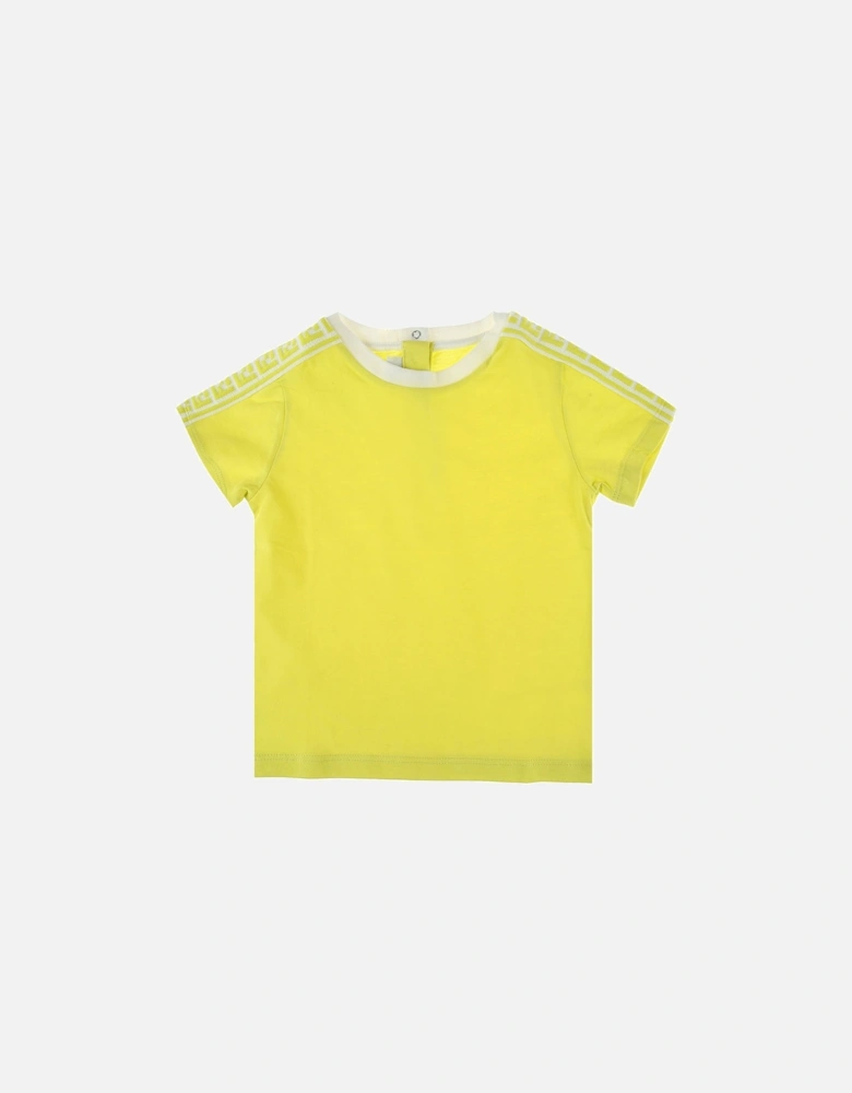 Baby Boys FF Logo T-shirt Yellow