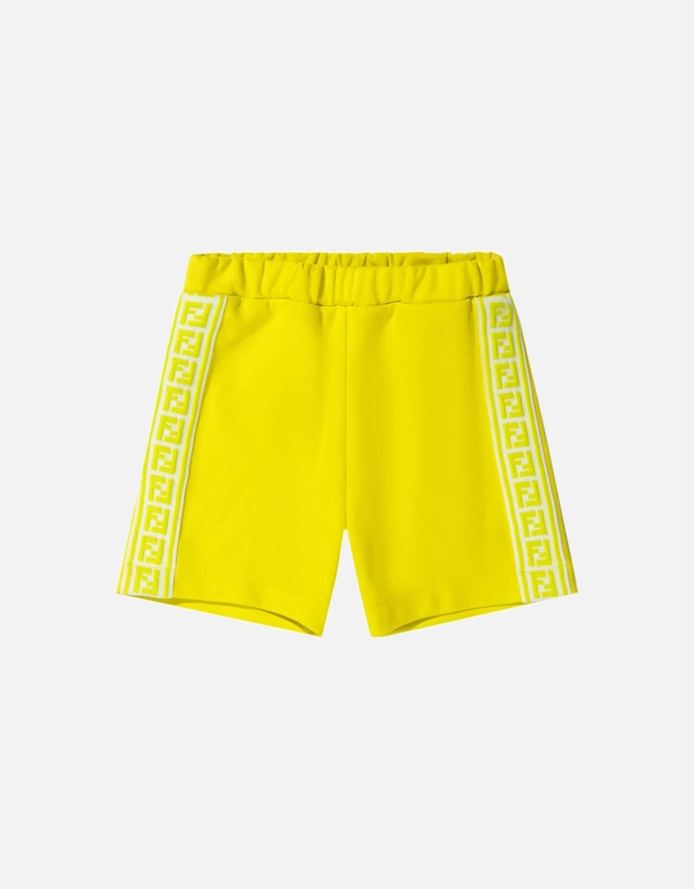 Baby Boys Ff Logo Shorts Yellow