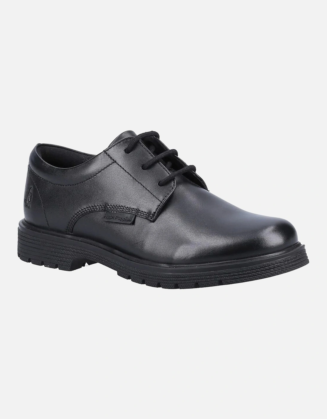 Girls Poly Leather School Shoes, 4 of 3